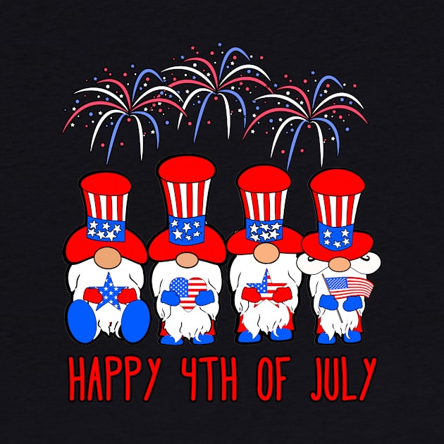 Patriotic Gnomes America Happy 4th of July by Kdeal12